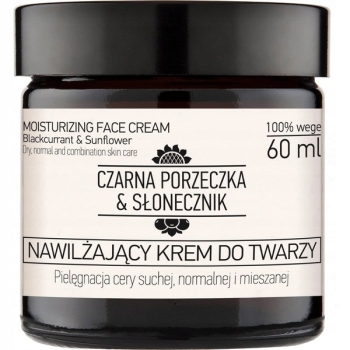 NAWILŻAJĄCY KREM DO TWARZY Czarna Porzeczka & Słonecznik 60ml